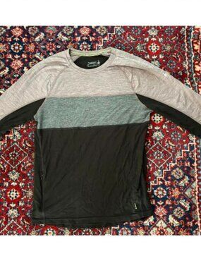 Smartwool Men's Purple and Black MTB Shirt